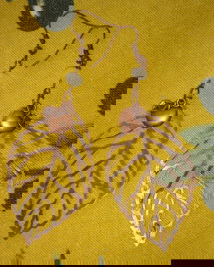 Cercei handmade, din cupru