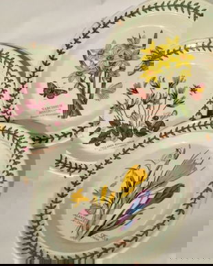 Set tema botanica, farfurii tablou