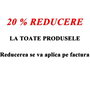 Reduceri de 20 % la tot cosul de cumparaturi. Promotie valabila in perioada 11-15 Martie 2020