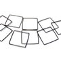 Link din alama, gunmetal, 20x20 mm