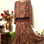 Rochie vintage , imprimeu paisley