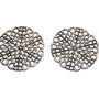 Accesoriu decorativ filigranat, cupru, 25 mm