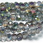 Cristale din sticla, rondelle, 2.5x2 mm, AB