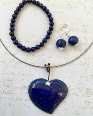 Set lapis lazuli