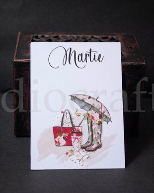 20b cartonase martisor, handmade