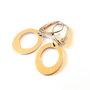 Cercei ovali din Argint 925 - CE768 - cadou romantic, cadou pentru ea, cercei chic, cadou iubita, cadou prietena, cercei luciosi, cadou 8 Martie, cadou Valentine's Day, cadou Dragobete