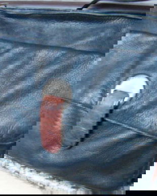 Geanta neagra -piele