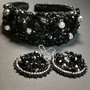 VANDUT -Set BENTITA SI CERCEI- Black Elegance -STATEMENT