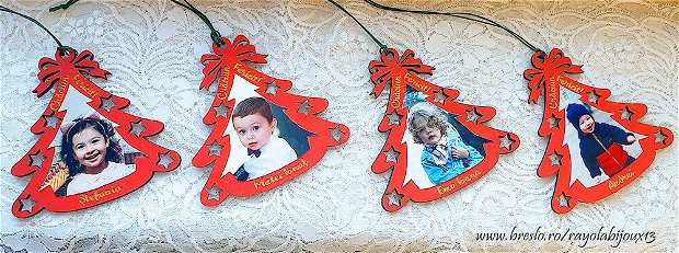 Ornamente CRACIUN Personalizate cu POZA