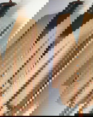 CARDIGAN FIN LANA MERINOS CARAMEL