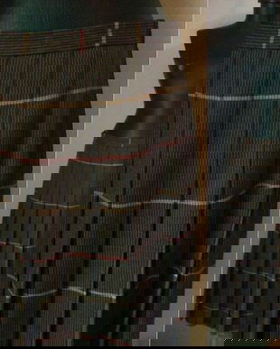 FUSTA PLISATA STOFA LANA BROWN