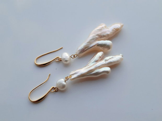 Cercei perle freshwater