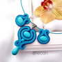 Set turcoaz soutache