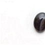 Agat  negru  dungat - Cabochon - A151
