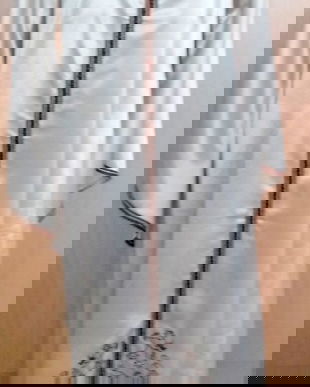 caftan  bej cu broderie