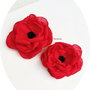 set brose / flori rosii