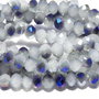 Cristale din sticla, rondelle, opace, 3.5x2.5 mm, electroplacate