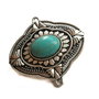 Pandantiv link cu cabochon turcoaz 50x47mm SALAK-T 068