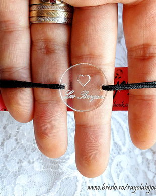 Bratara din Plexiglas - GRAVATA - personalizata
