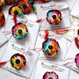 Martisor Brosa Maci Psychedelici - Martie, Martisor - Ambiental ART - Goa Spring Collection