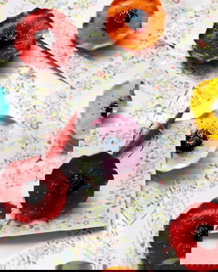 Martisor Brosa Maci Colorati - Martie, Martisor - Ambiental ART - Goa Spring Collection