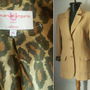 EMANUEL UNGARO SACOU STOFA LANA STRIPE CARAMEL