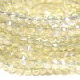 Cristale din sticla, rondelle, 3x2 mm, AB
