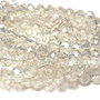 Cristale din sticla, rondelle, 3x2 mm, AB