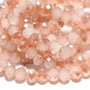 Cristale din sticla, rondelle, opace, 4x3 mm, electroplacate