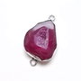 Link free form cu agat druzy