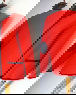 SACOU BAVAREZ ROSU STOFA LANA FIARTA