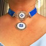 Colier Chocker catifea