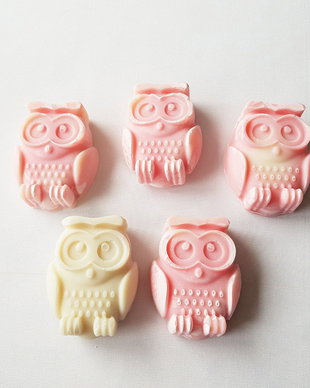 Sapun natural Happy Owl, cu ulei de orez si trandafiri
