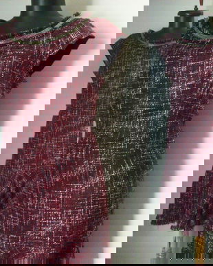 ROCHIE MIDI STOFA LANA VIOLET