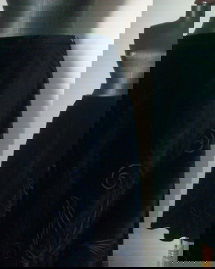 FUSTA MIDI CATIFEA BUMBAC BLEUMARIN