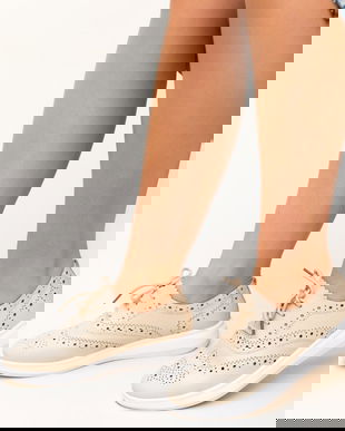 Pantofi Casual Indigo Bej