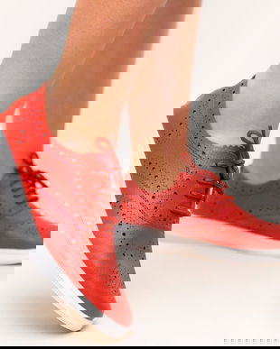 Pantofi Casual Indigo Rosii