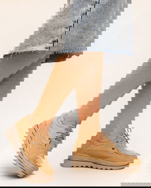 Pantofi Casual Almond Bej