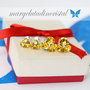 Set Swarovski Trio Chaton Mama/Fiica / Sun Flower