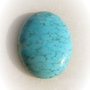 Cabochon 1 din turcoaz reconstituit aprox 40x30x7.5 mm