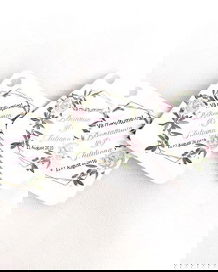 Etichete marturii, etichete multumire mărturii, carton gros, perforate, etichete marturii nunta sau botez