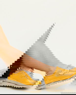 Pantofi Casual Vinay Galbeni