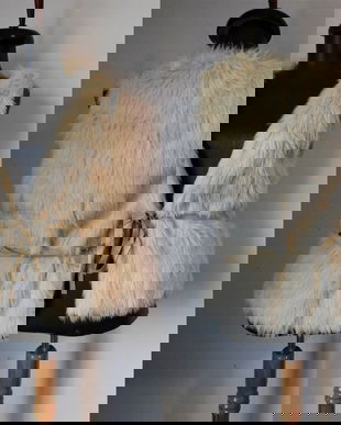 H&M VESTA BLANA ARTIFICIALA