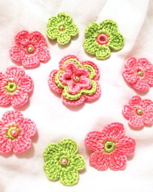 Floricele crosetate manual