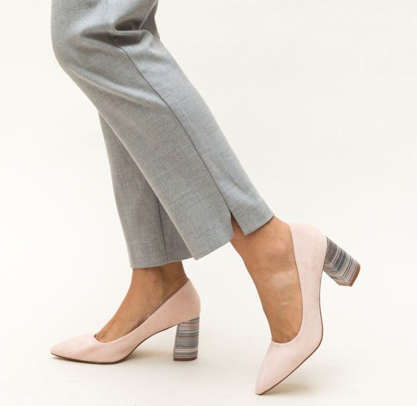 Pantofi Ferne Roz