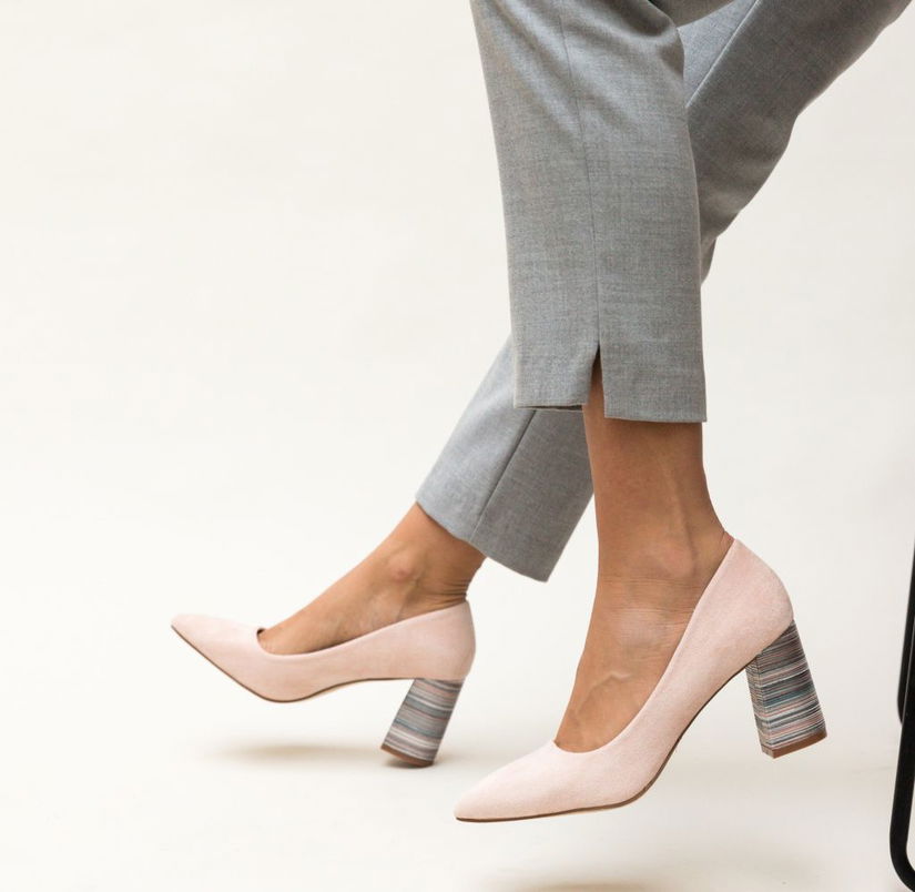 Pantofi Ferne Roz