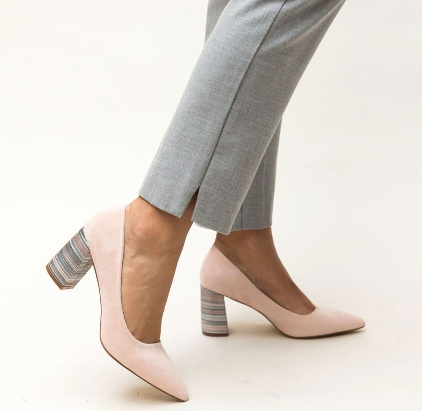Pantofi Ferne Roz