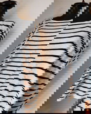 COS BLUZA OVERSIZE IN STRIPE