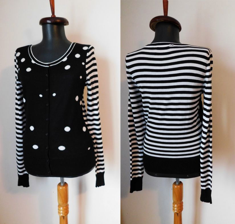 LeMonada CARDIGAN DOTS STRIPE BUMBAC