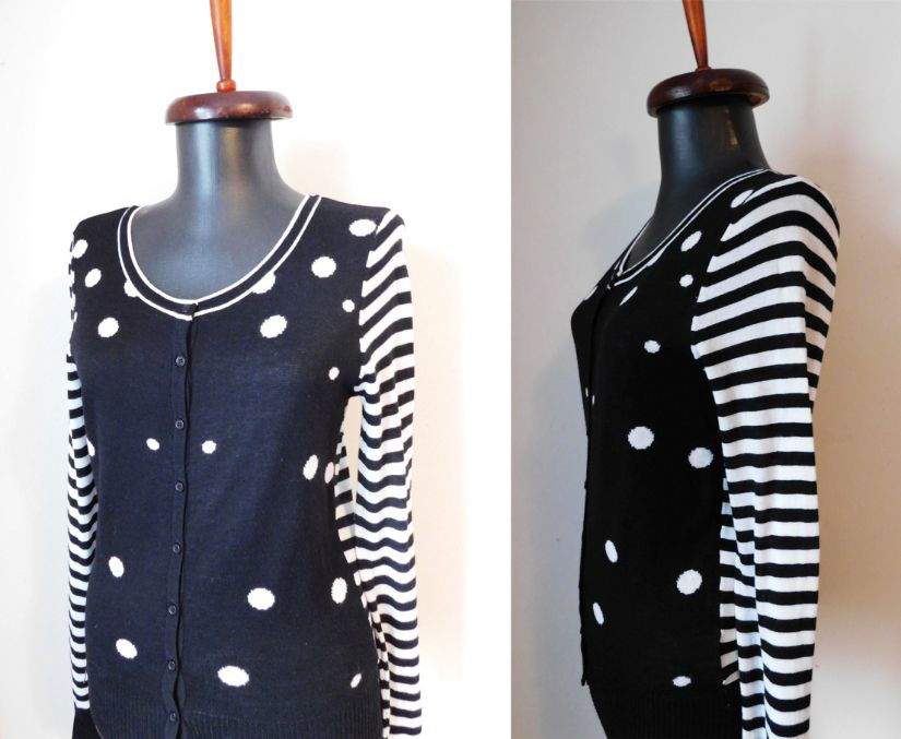 LeMonada CARDIGAN DOTS STRIPE BUMBAC